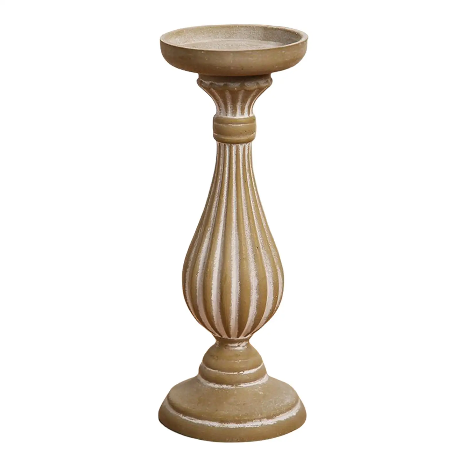 Candle Holder Table Centerpiece Photographic Prop Roman Pillar Candlestick Stand for Scenery Farmhouse Party Wedding Living Room
