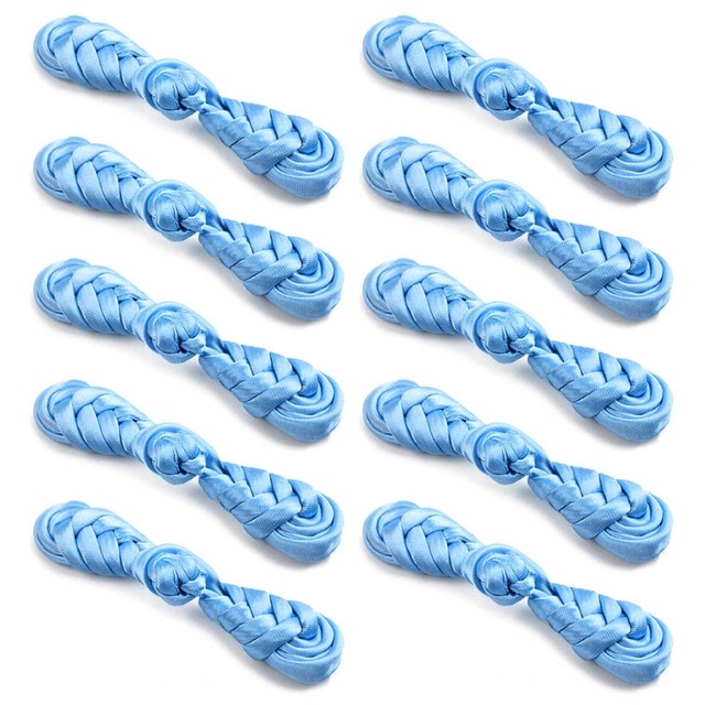 Bottoni A Nodo Cinese - 10 Paia Per Abiti Tradizionali Come Cheongsam E Tang - Foto 10