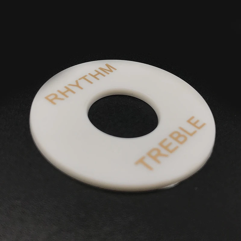 Description Picture 5 of item2-piece Switch Surround Plate for Guitar Accessories Electric Guitar Polar Toggle Ring Selector Color