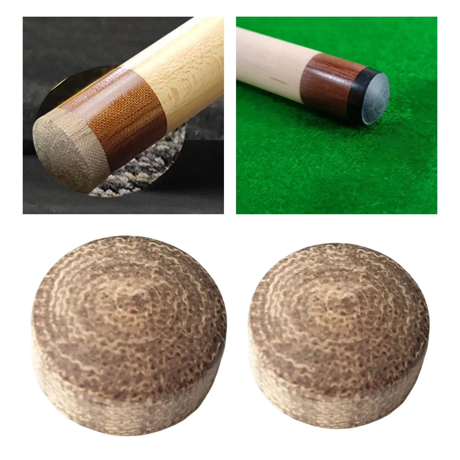 1PC Pool Cue Tip Stick Tip Replacement Repair Wood for Pool Cue Accessory