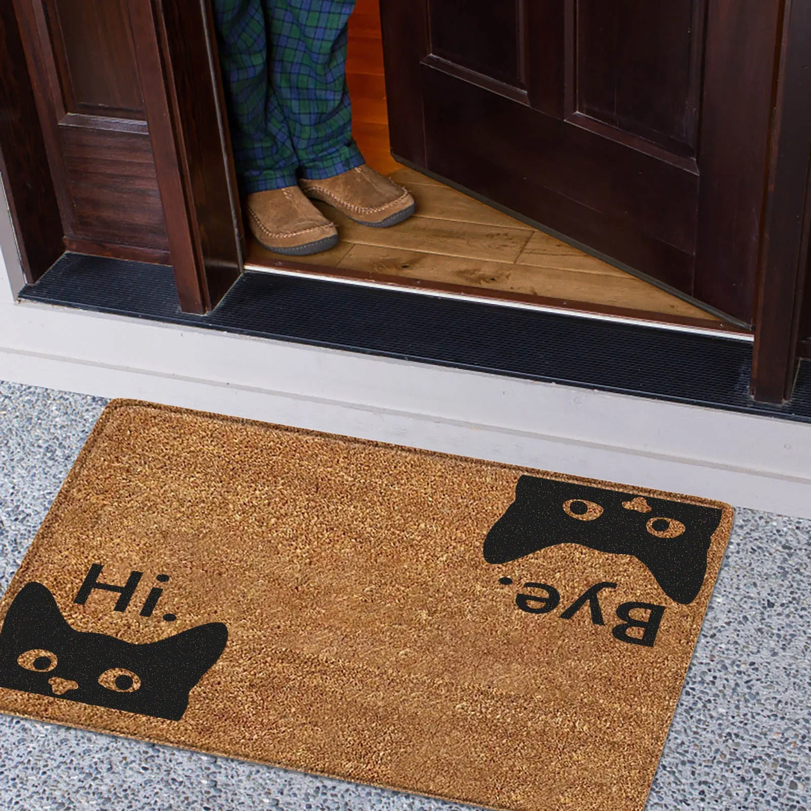 unique welcome mats