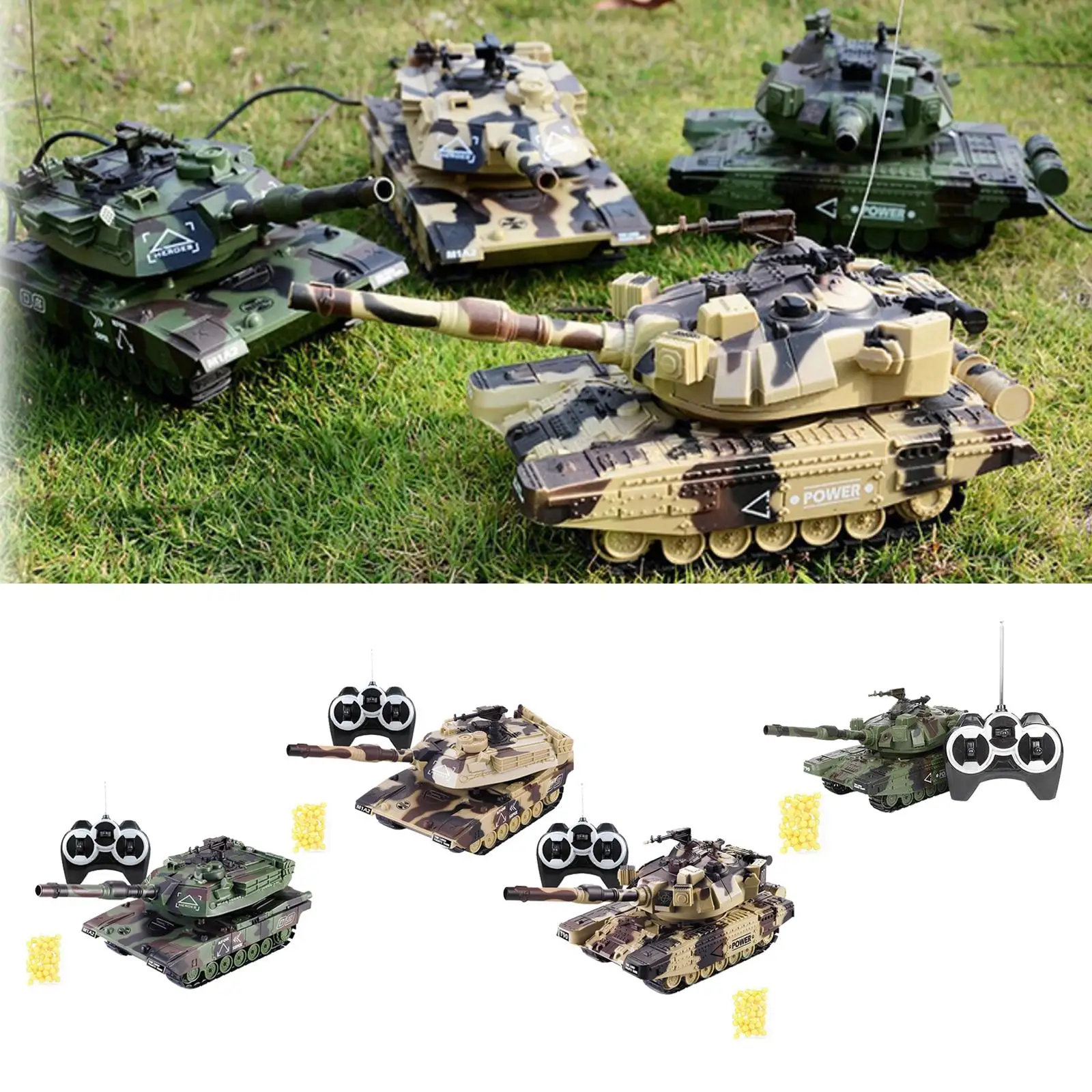 Heavy 1:32 Scale RC Battle Tank Interactive Toy Car Model Hobby Toys Gifts