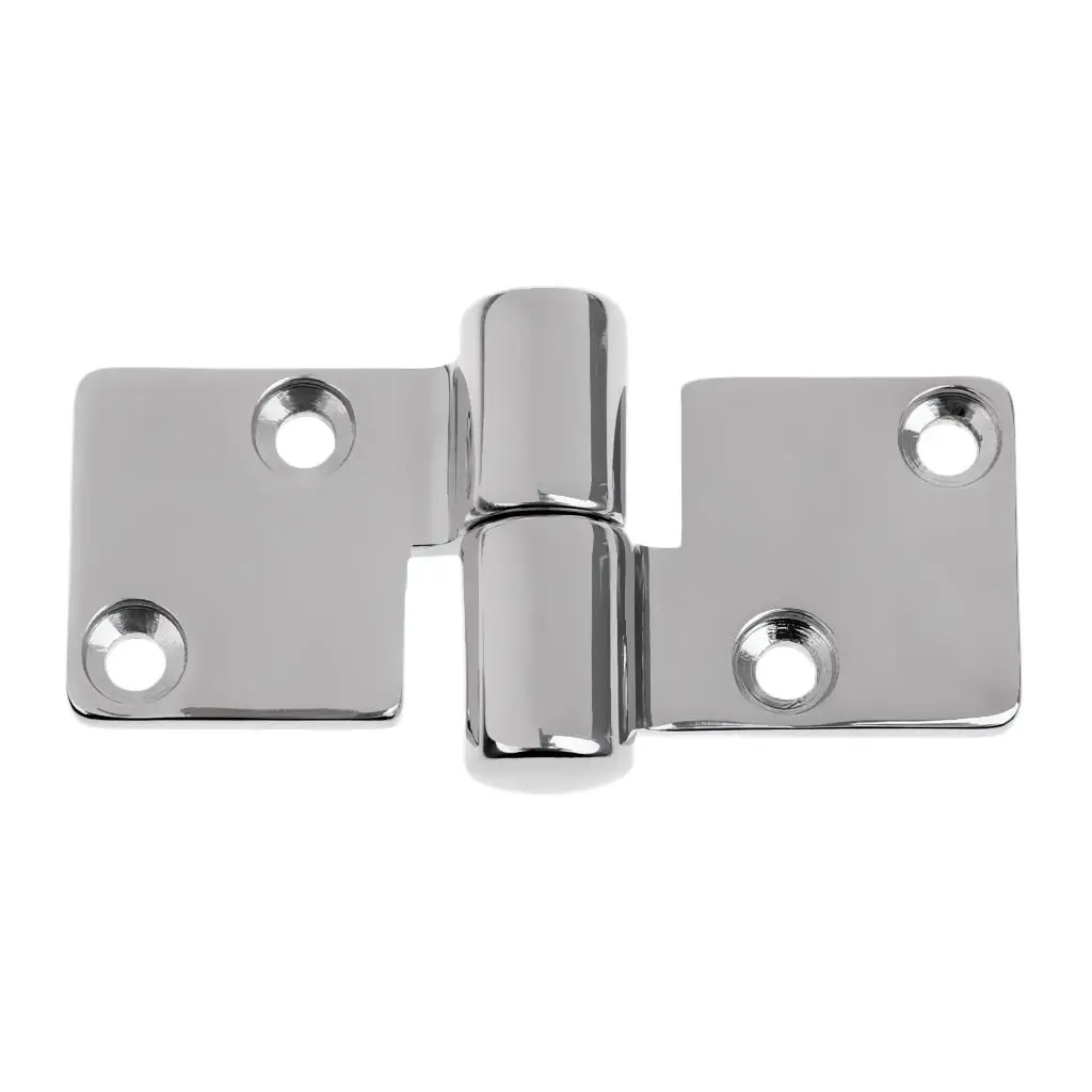 316 Stainless Right / Hinge for Boat, RVs (3.54 x 1.5 inch) - Silver