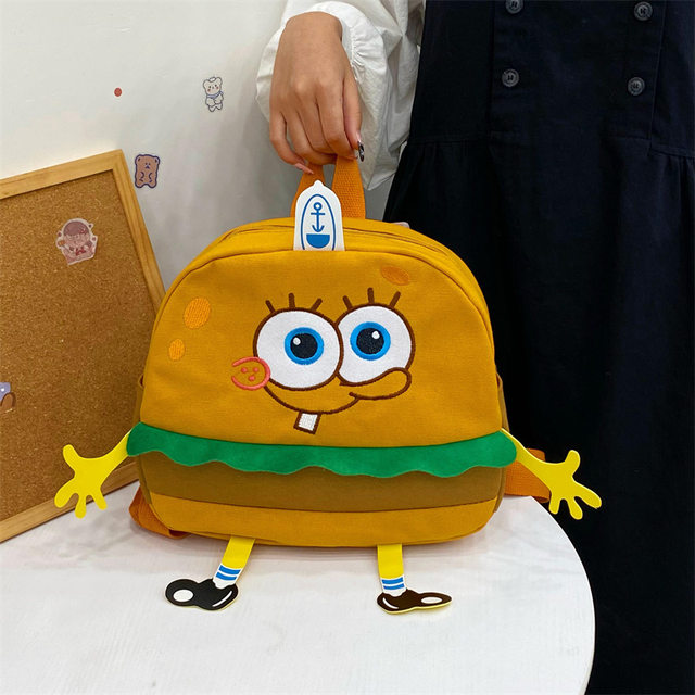 Spongebob Squarepants Kids Backpack and Lunch Bag Set One Size