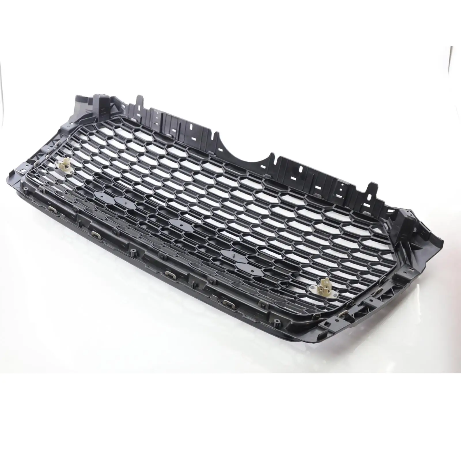 Front Honeycomb Grille Modified Light Fit for Audi A4 S4 B9 2017-2019 Black