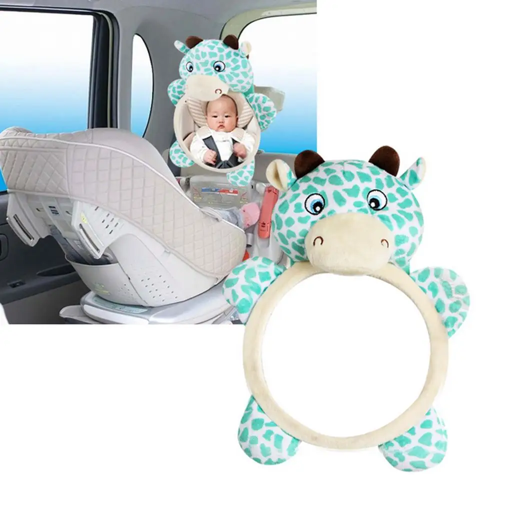 Soft Cow frame Baby Car Mirror, Rear Facing Mirrors, Backseat Baby Mirror, Rear