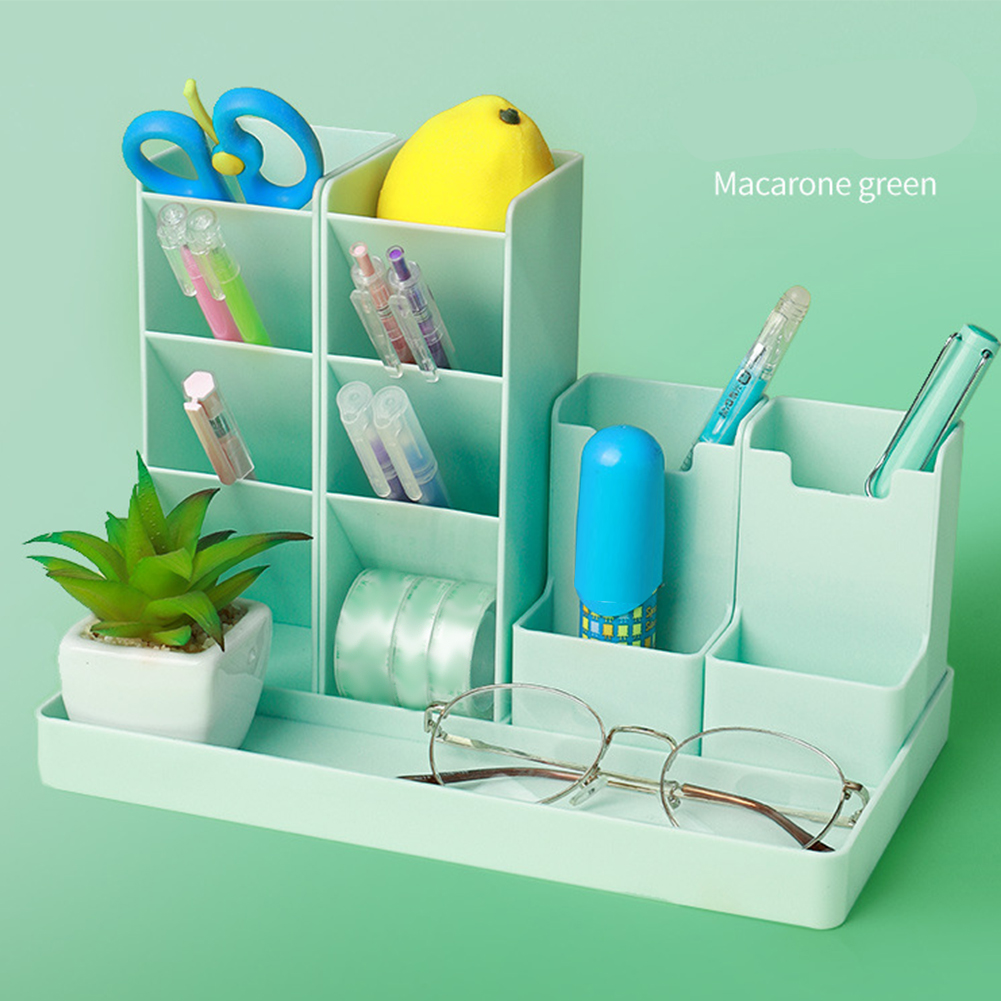 Plastic Pen and Pencil Organizer, Arrumado Papelaria,