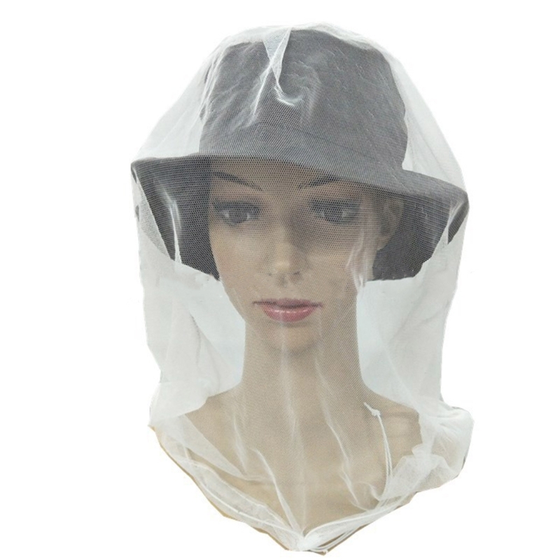 Description Picture 6 of itemMosquito Head Net Fine Mesh Insect Netting, Head Net Hat Anti-Mosquitos Mesh Cap R66E