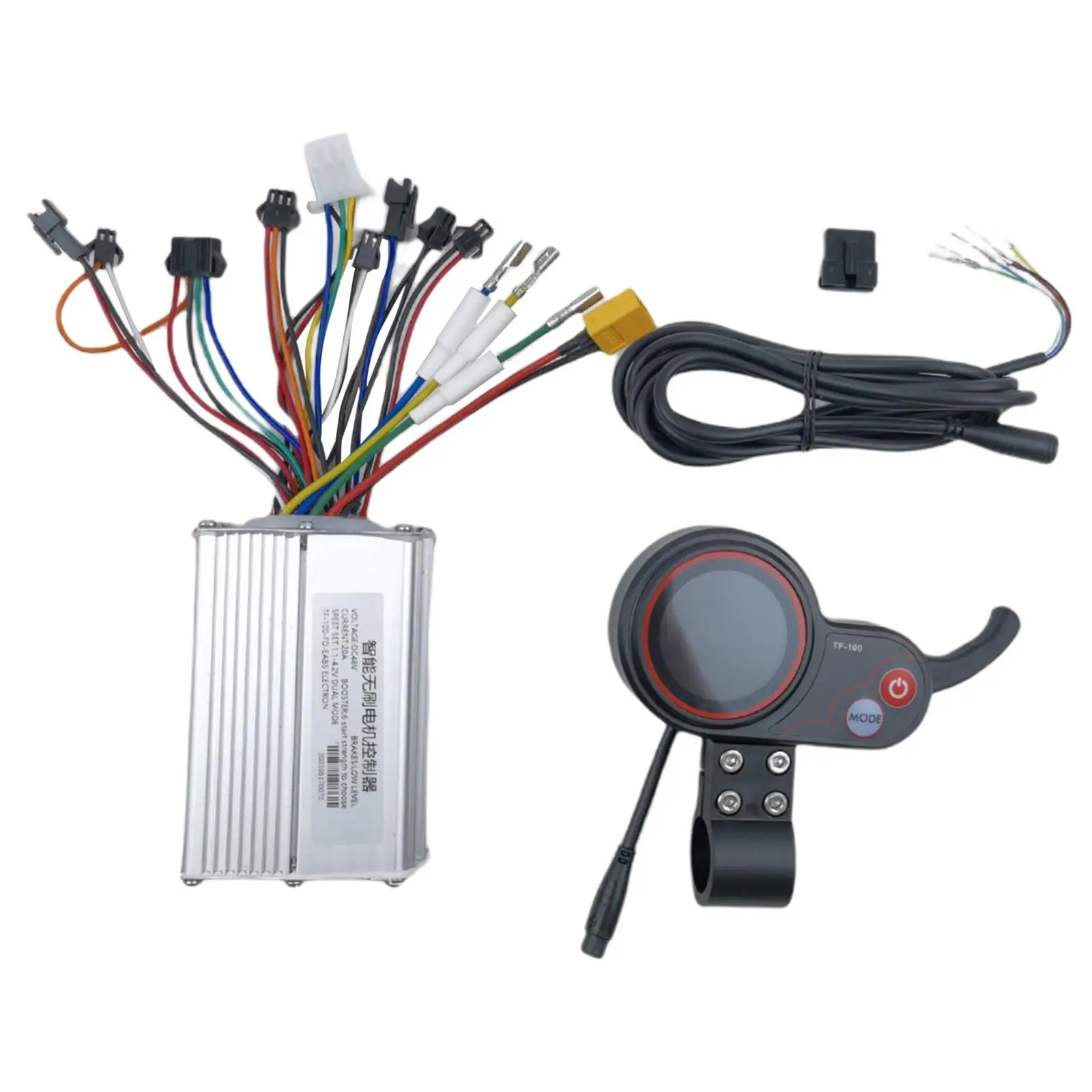 Motor Brushless Controller, Waterproof LCD Display Panel and Ebike Scooter Brushless Motor Speed Controller Kit