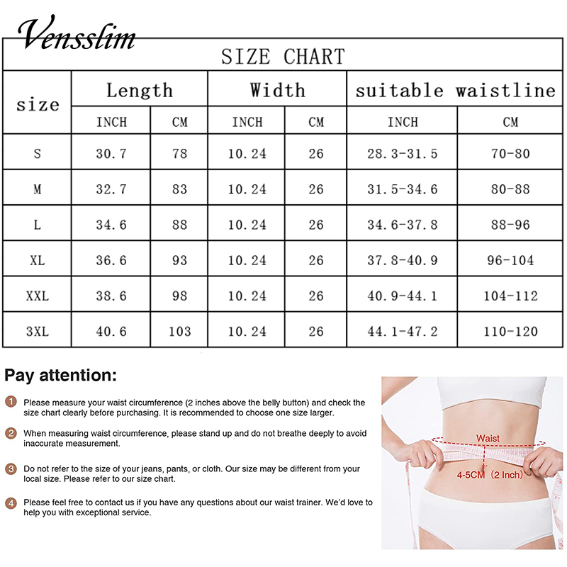 Description Picture 3 of itemWomen Waist Trainer Body Shaper Slimming Belt Belly Reducing Sheath Shapewear Female Sauna Sweat Strap Corset Binder