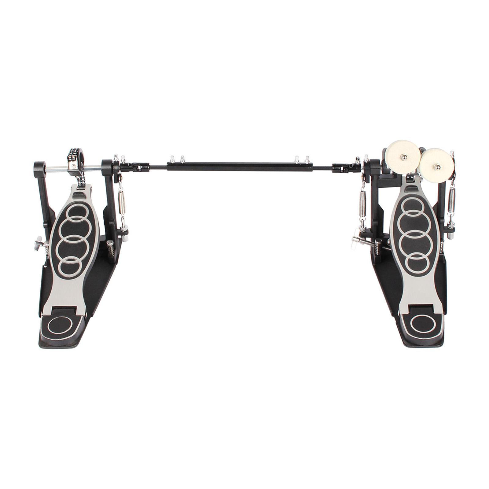 Dual Pedal Two Chain Drive Percussion Hardware Twin Drum Pedal for Drummers Electronic Drum Lovers Jazz Drums Kick Drum Set