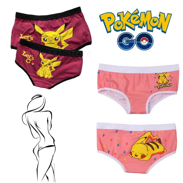 4Pcs/pack Kawaii Pokemon Pikachu Anime Kids Cotton Underwear Boys Cartoon  Underwear Cute Comfortable Kids Panties Birthday Gift - AliExpress