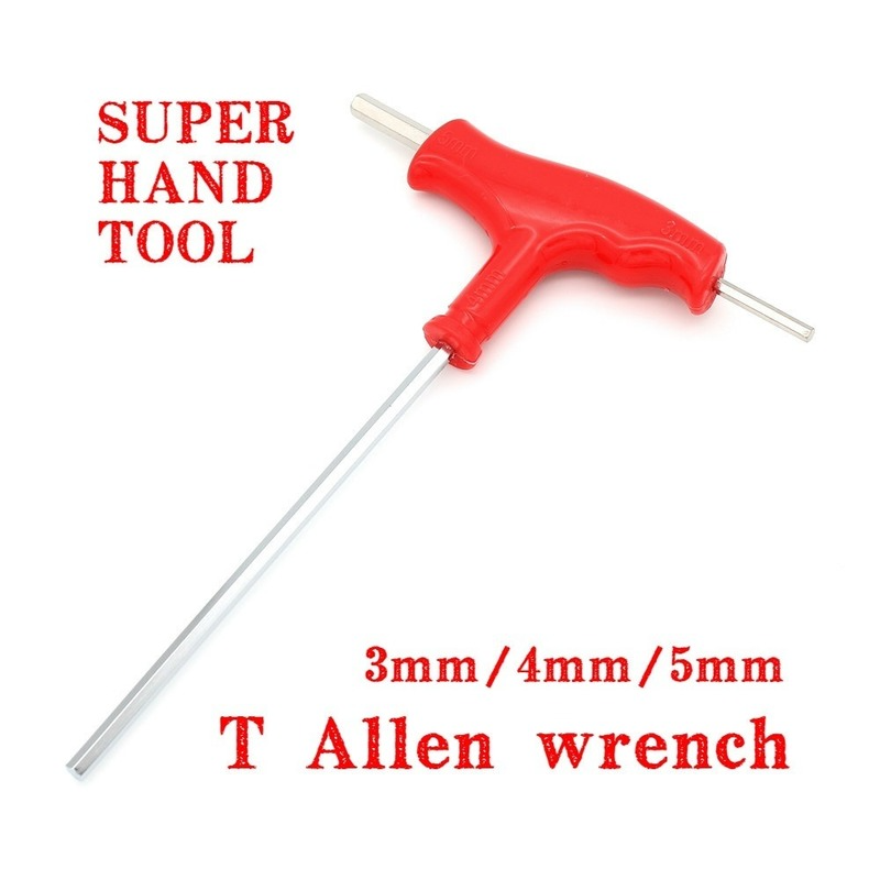 Mechanische Werkstatt Werkzeuge Schraubendreher Allen Wrench Spanner 3mm-4mm-5mm Integrierte Hand Werkzeuge – Detail 1