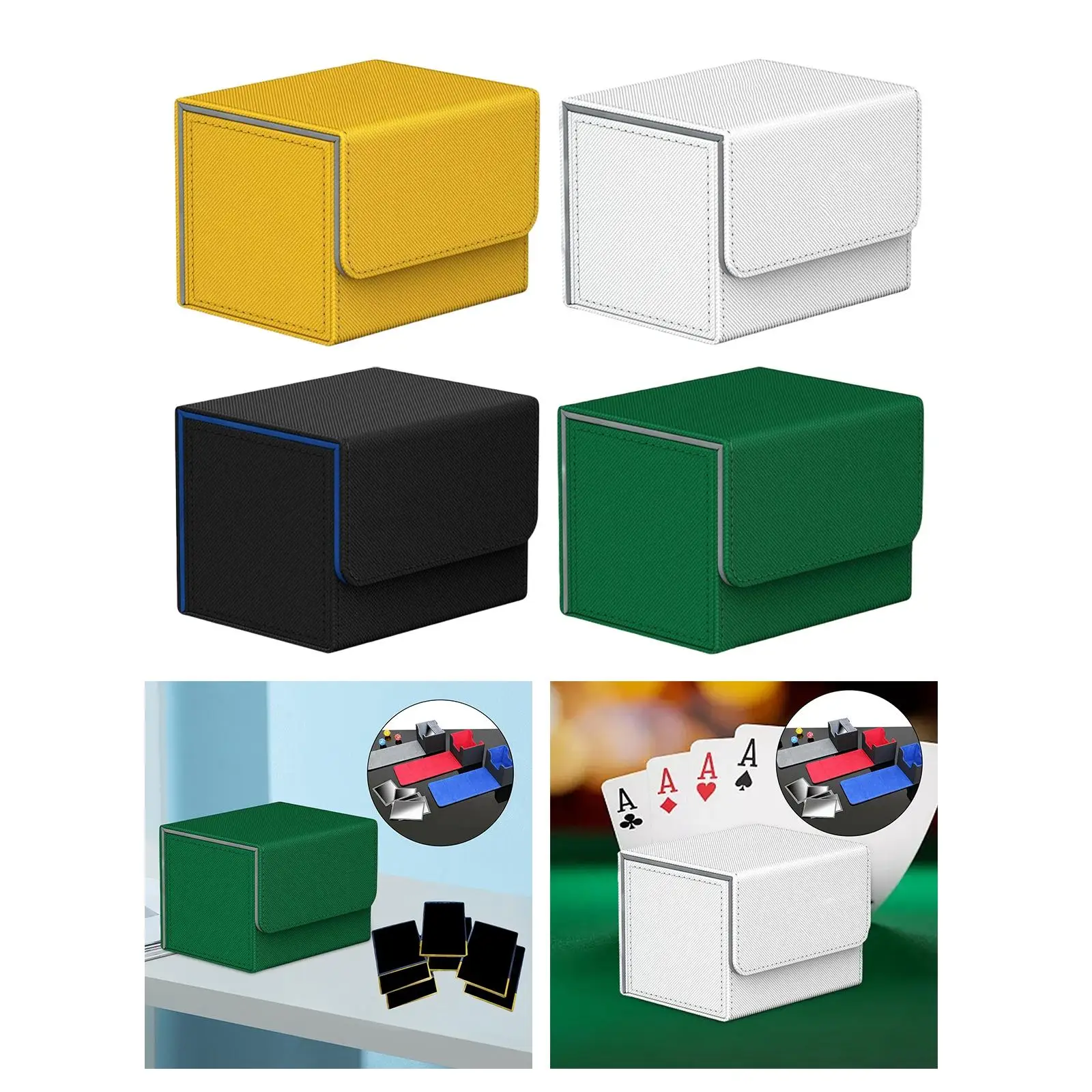 Card Deck Box Organizer, Storage Holder Standard Container Display Game Card
