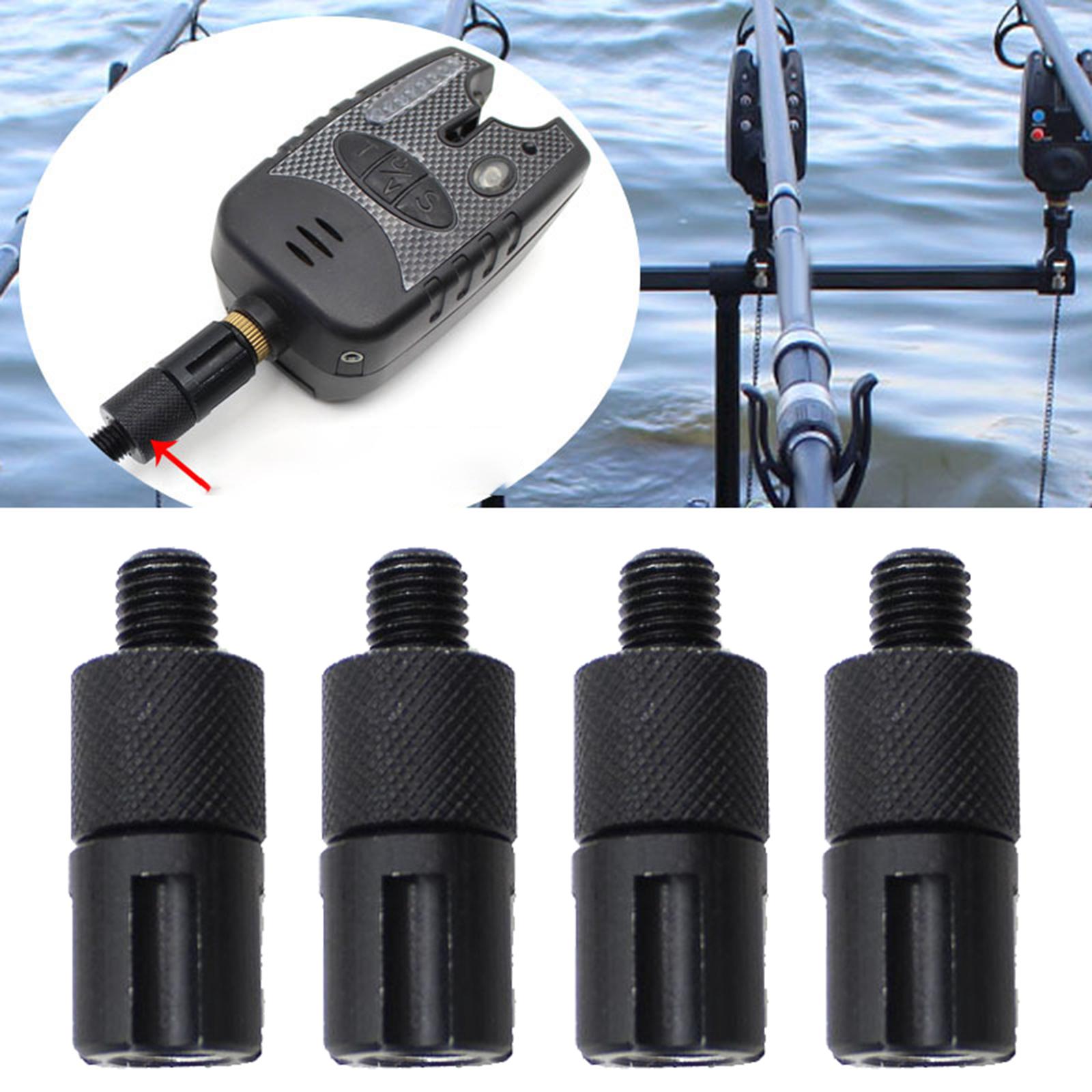 4Pcs Carp Fishing Alarm Adapter Quick Release Connectors Magnetic Adaptor Fishing Tools Stick Rod Pod Bite Alarms Accessories