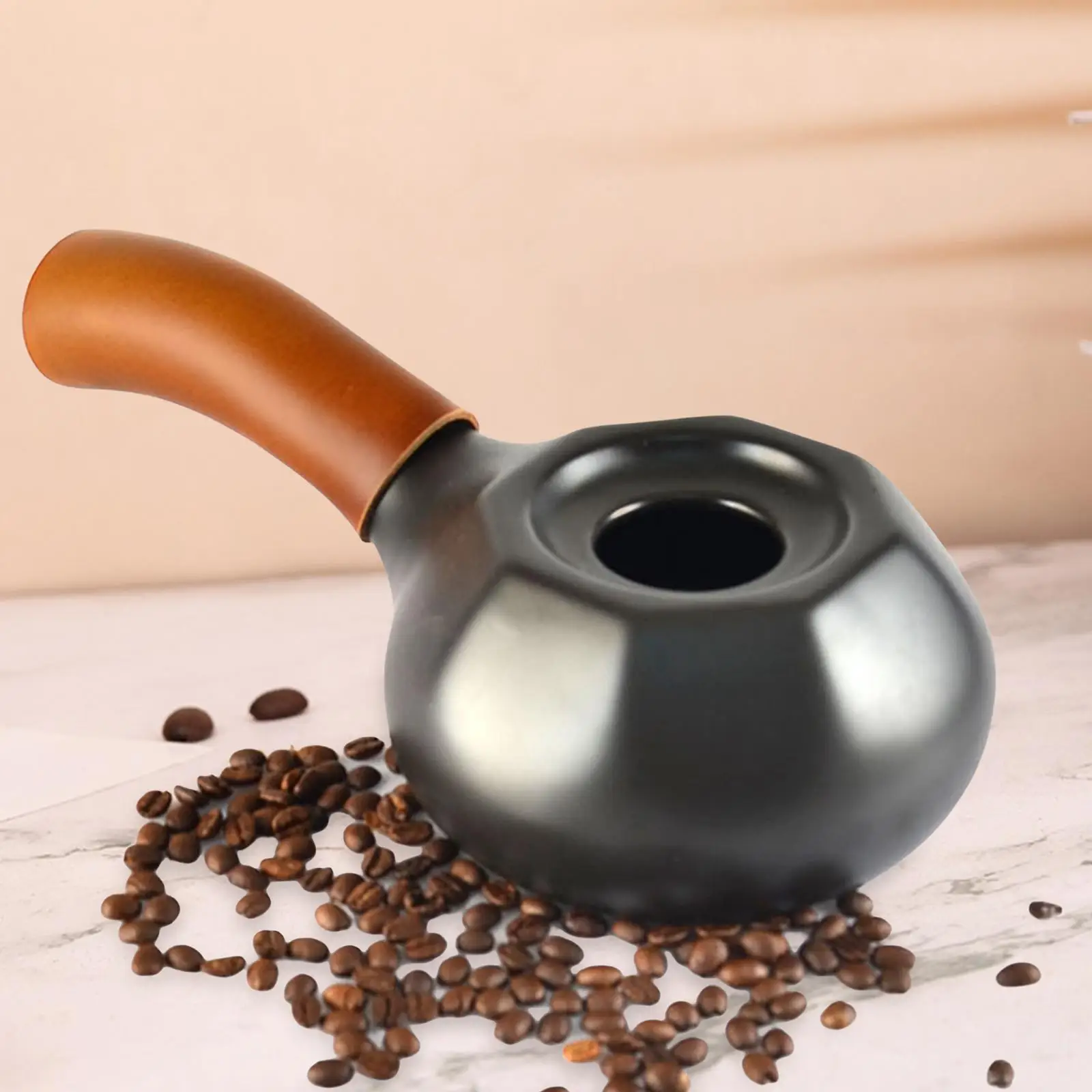 Coffee Beans Ceramic Coffee Roaster 80G~70G for Home Roasting Coffee Bean Need Fire Source Handy Coffee Bean Roaster for DIY