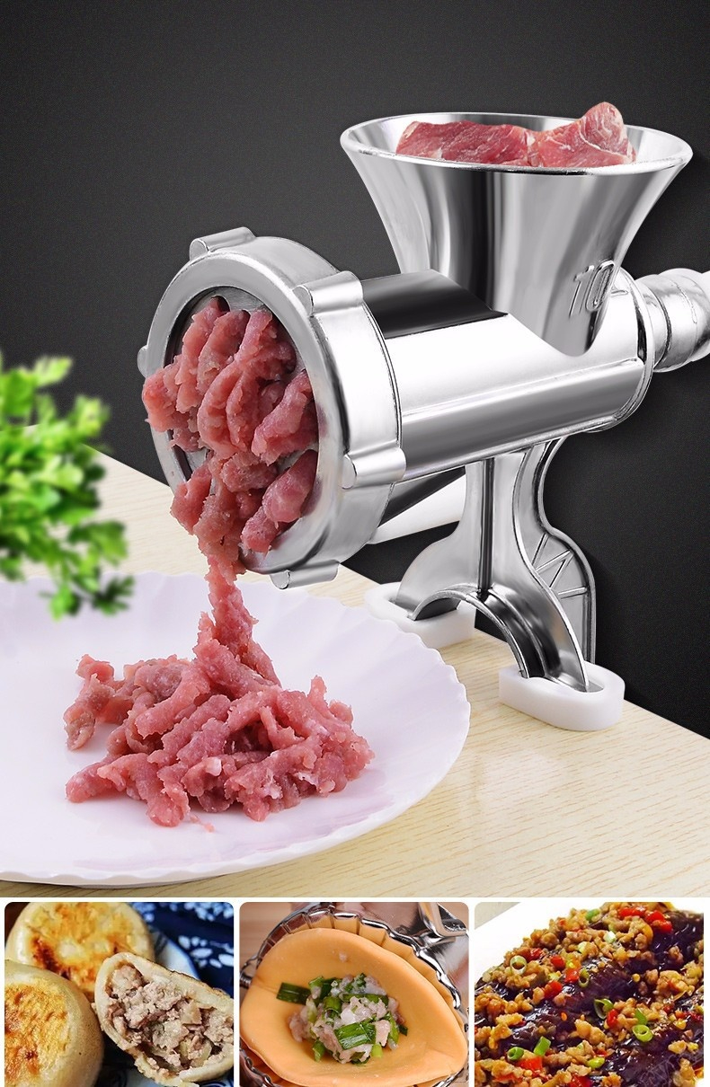 Description Picture 5 of itemHousehold Hand-cranked Sausage Machine Meat Grinder Dumpling Stuffing Vegetable Mince Meat Grinder Homemade Sausage Machine