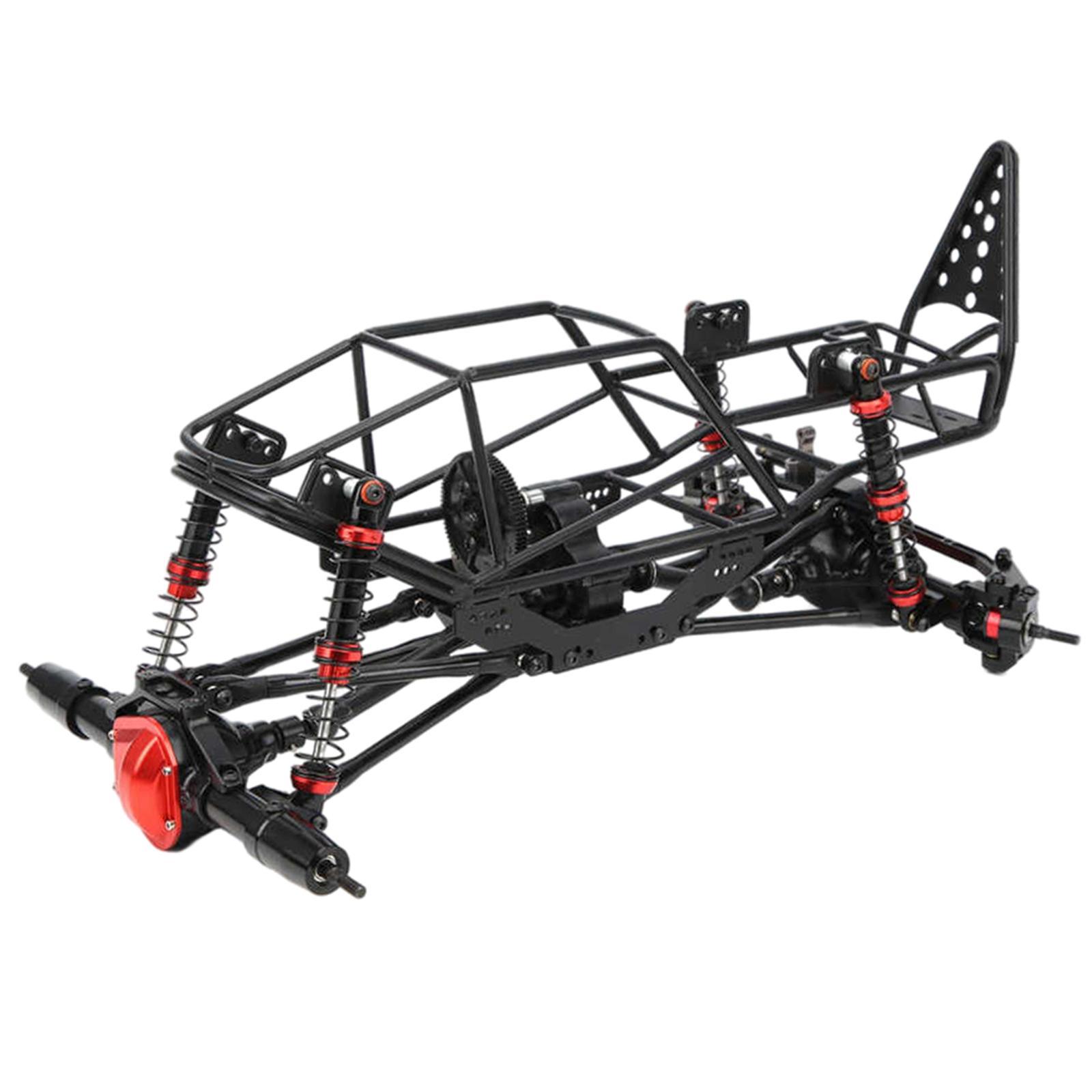 Aluminum Alloy Body Frame Chassis Kit for AXIAL SCX10 90022 90027 1/10 RC Model Crawler Buggy Trucks Spare Parts