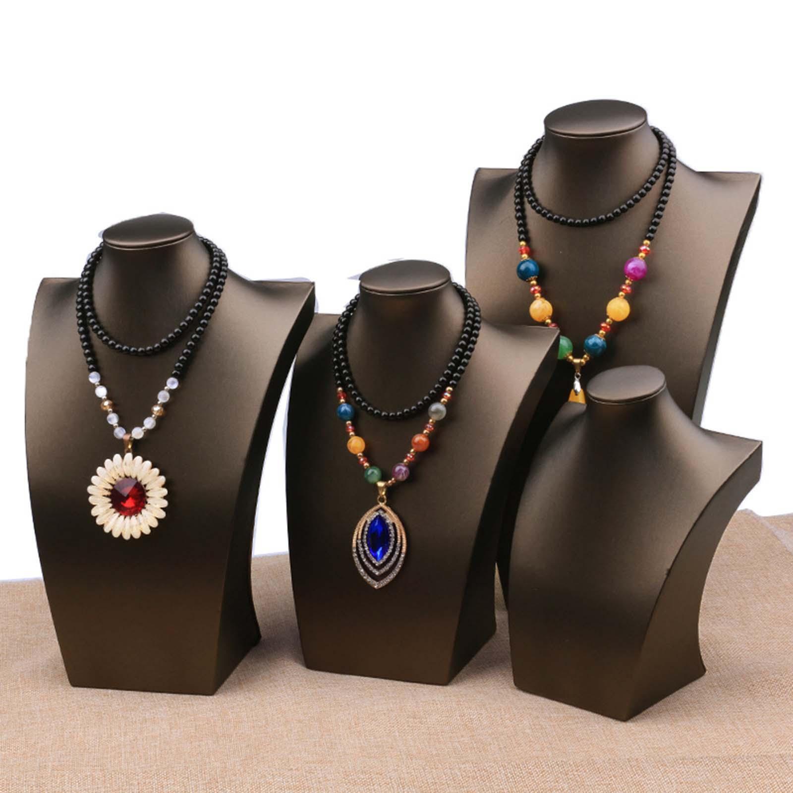Necklace Display Jewelry Model Bust Showcase for Home Bedroom Chain Pendant Chokers