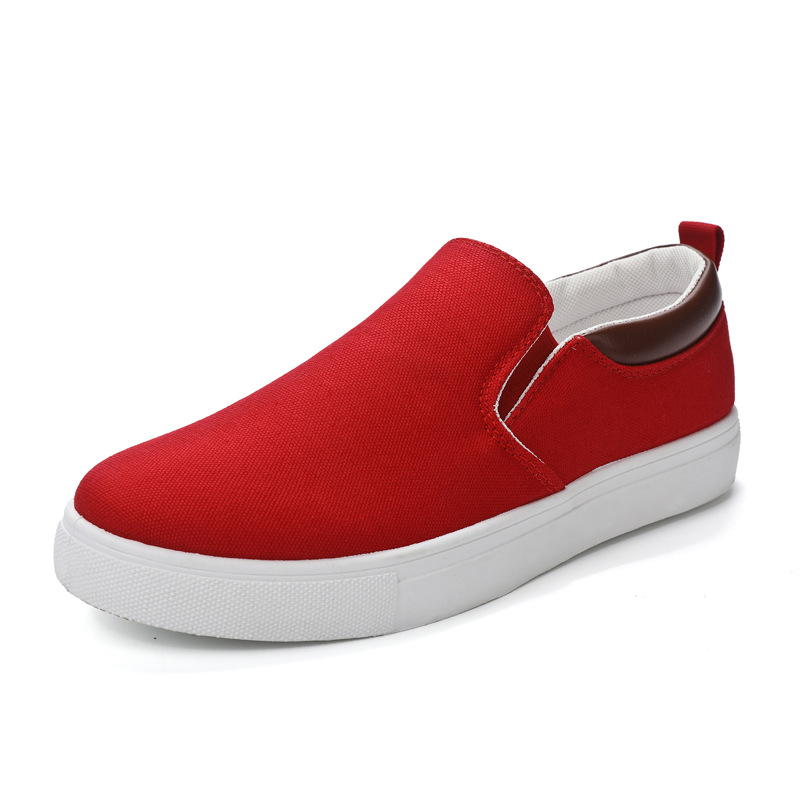 red canvas shoes