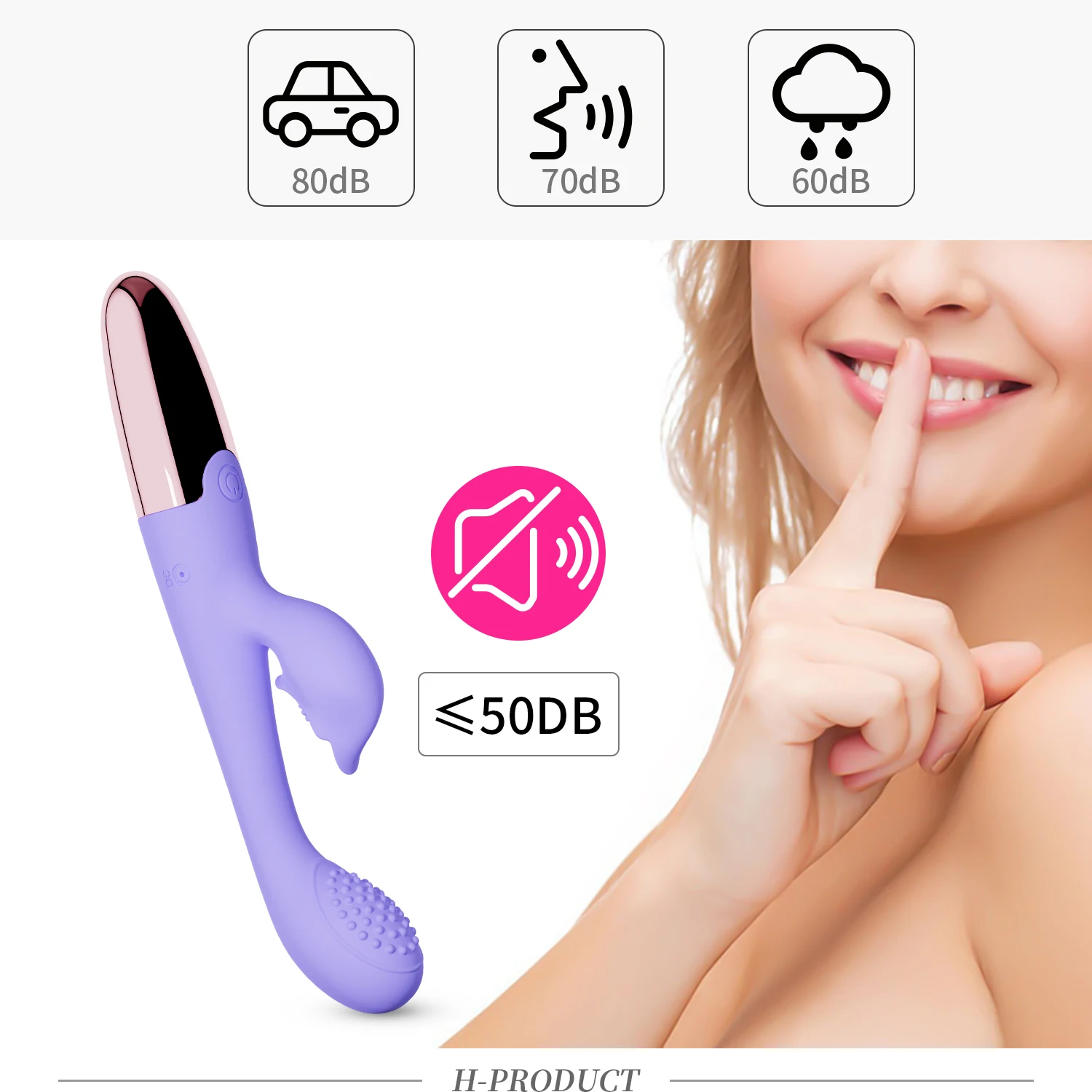 G-punkts dildo vibrator til kvinder kaninvibration silikone vandtæt kvindelig stimulering klitoris anal massager_voghion.com