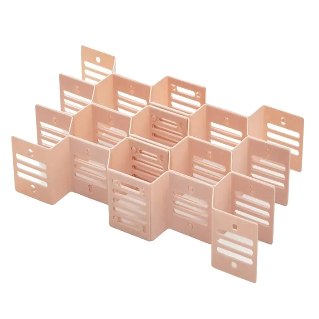 12-Piece Plastic Honeycomb Storage Partition Household Seperated Board