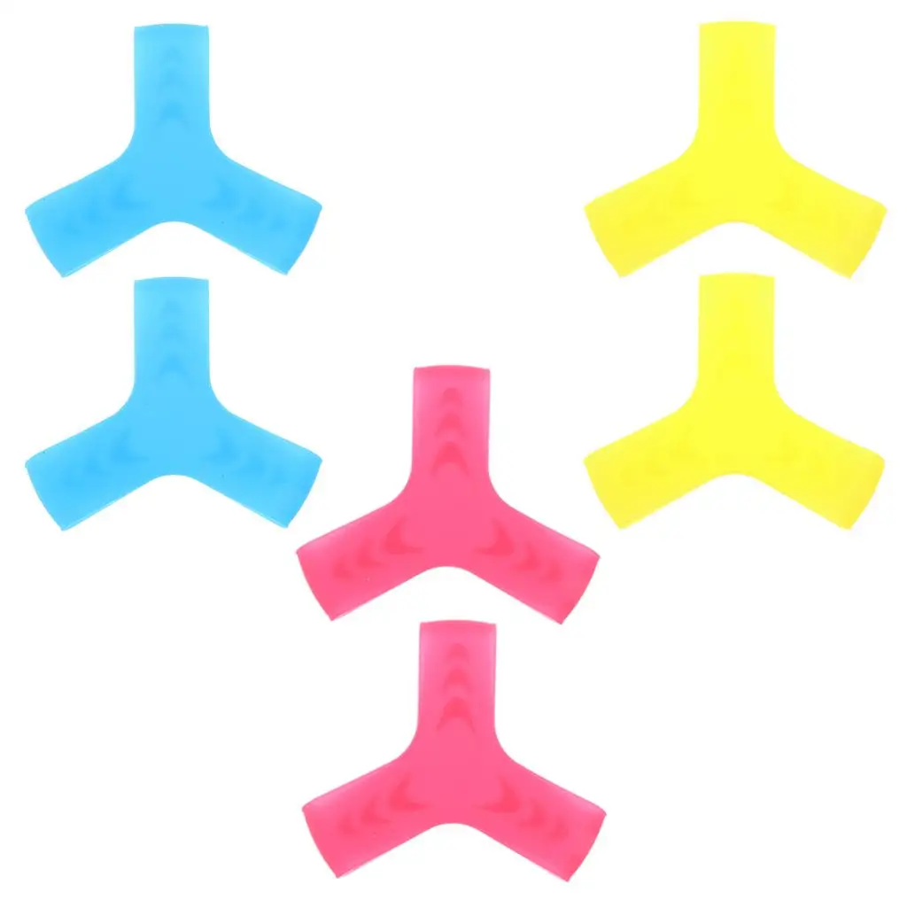 1 Pair Swimming Snorkeling Scuba Diving Elastic Soft Silicone Foot Flippers Fin Keepers Grippers Straps S/M/L Blue/Yellow/Pink