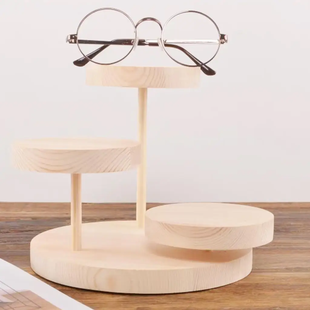  Eyeglass Spectacle Holder Stand, Eyeglass , Wooden Glasses Holder, Eyewear Display Rack Stand  Standard Size of Eyeglasses