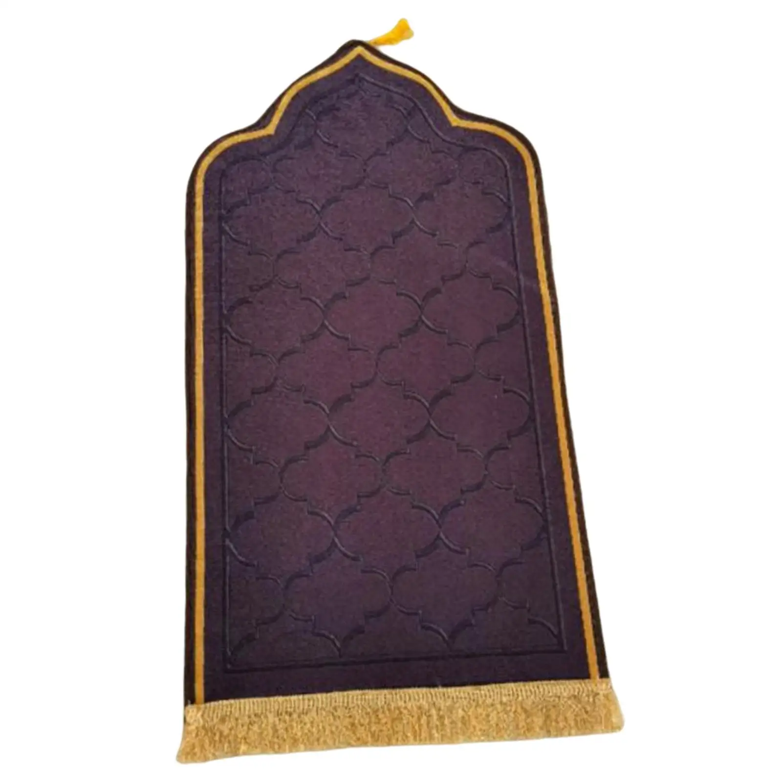 Portable Flannel Prayer Rug Doormat Prayer Mat for Decor Ramadan Present