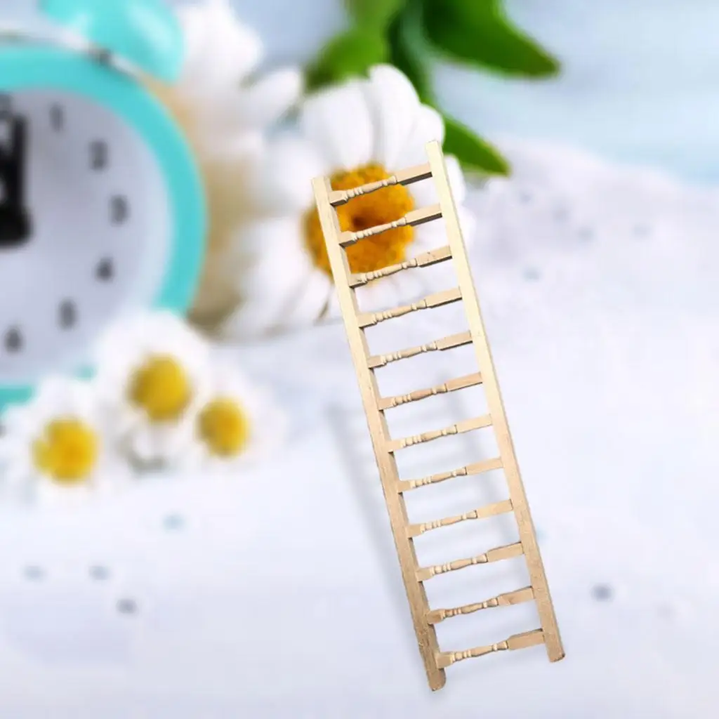 Dollhouse Railing DIY Balusters Miniature Scene Decoration Accessories Fence 1/12 for Stairs Steps Balcony Kids Children