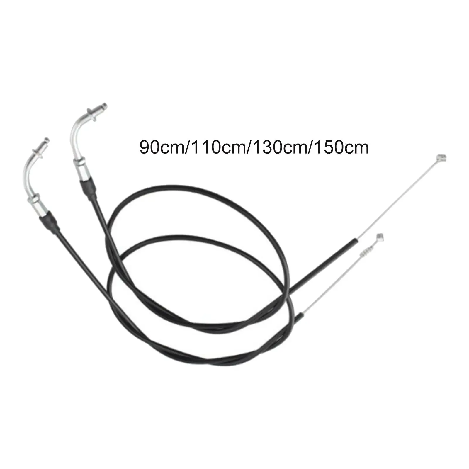 2 Pieces Motorcycle Throttle Cables Wire Accessories Supplies Black Modified Accelerator Cable Fit for    XL883 XL1200 x48