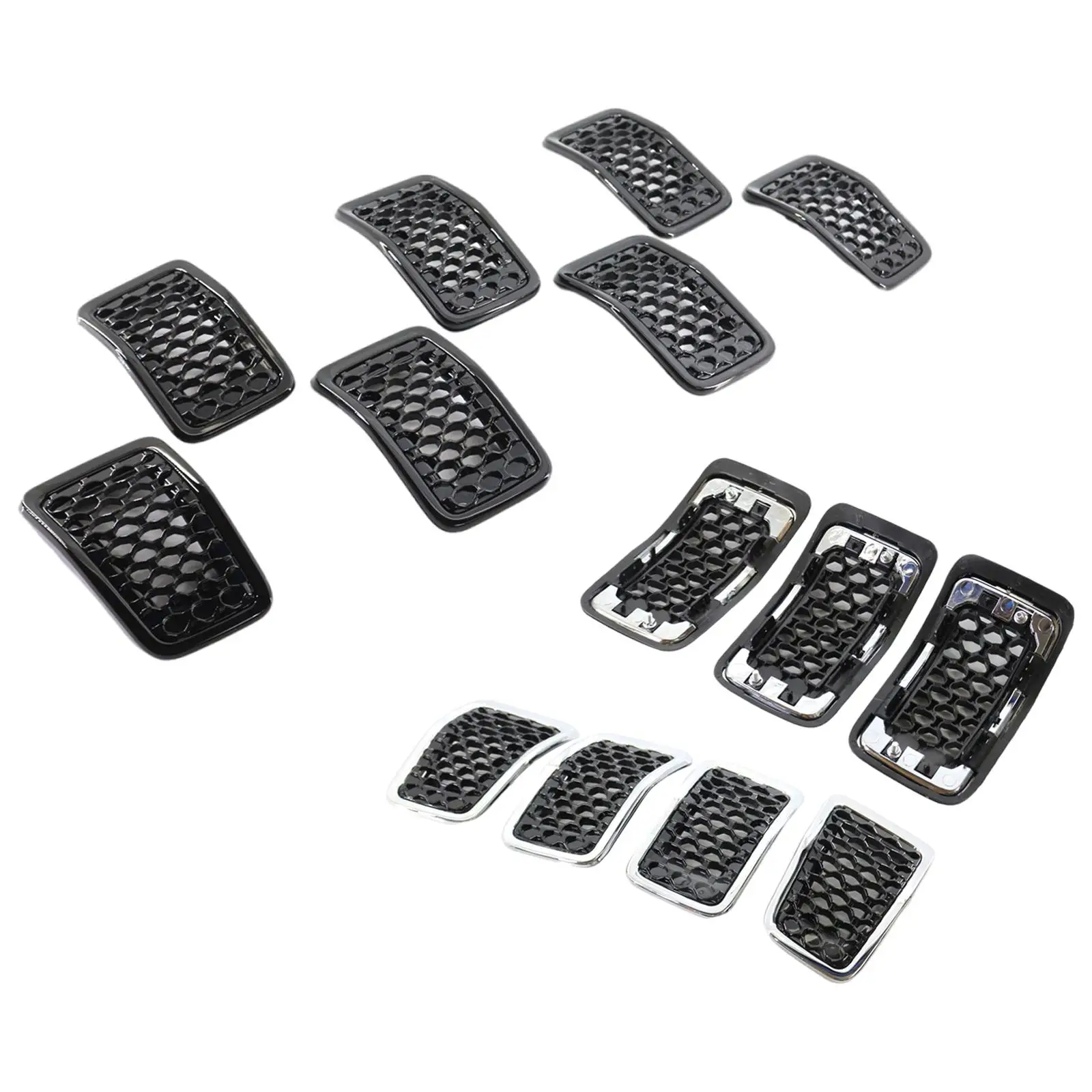 7 Mesh Grille Insert, Car Grille Covers for Cherokee 2019-22 ,Replacement  Decorative Accessories