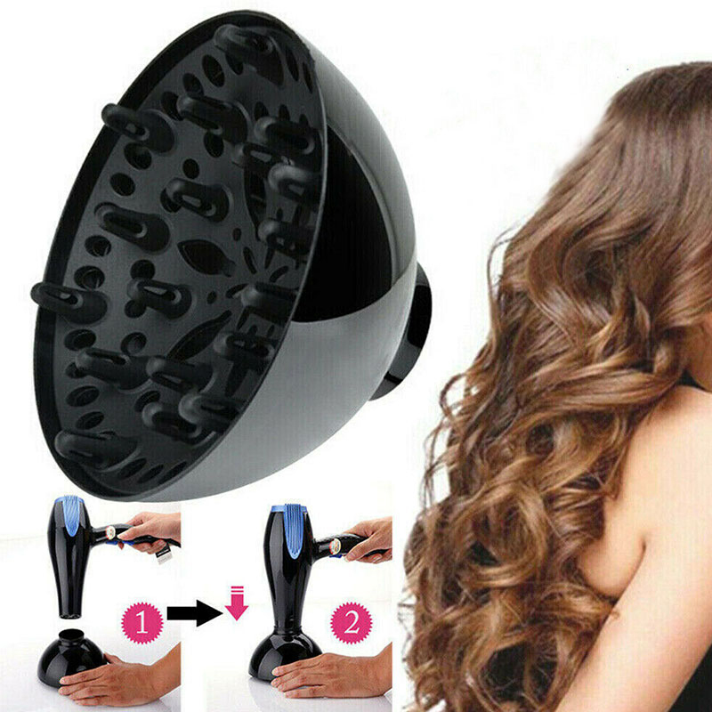 Best of Black Professional Diffuser Blower Hairdressing Curl Hair Dryer Household Styling Tool Universal Salon Supply Accessories Reviews & Tips