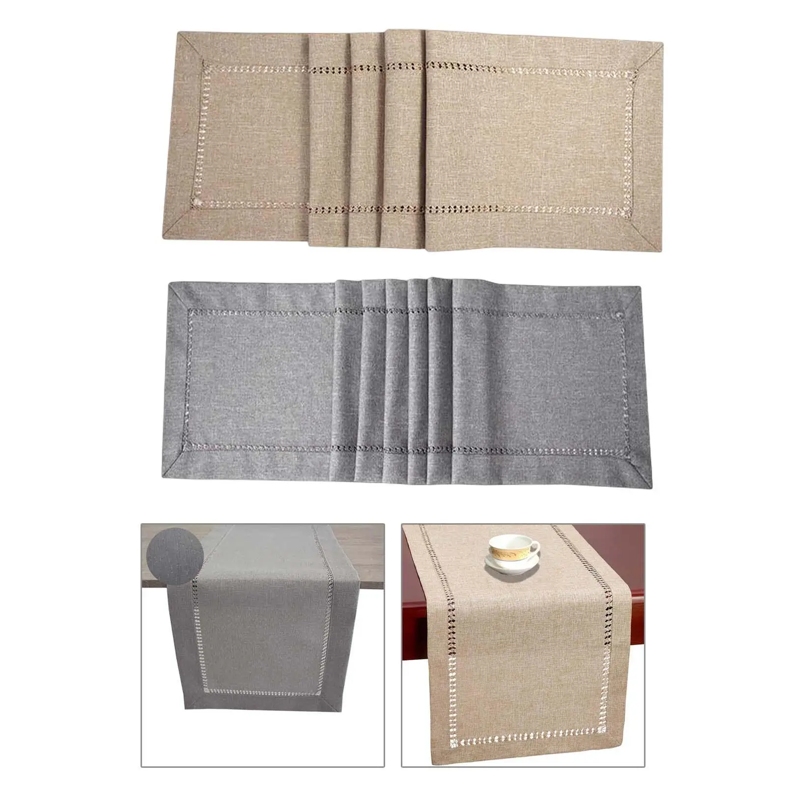 Table Cloth Decoration Breathable Desk Runner for Autumn Harvest Festival Restaurant Fall Dinner Parties Party Gatherings