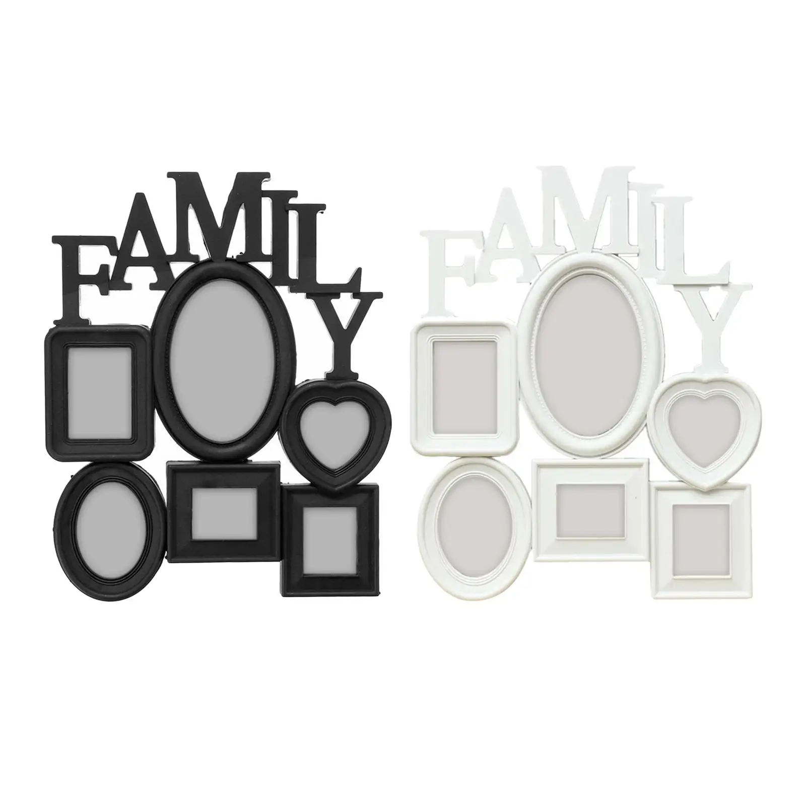 Picture Frame Wall Mounting Tabletop Family Photo Frame for Party Prop