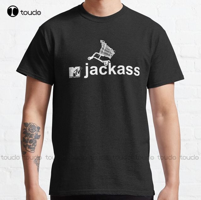 Vtg 2001 Mtv Show Jackass Johnny Knoxville Jackass Classic T-Shirt 