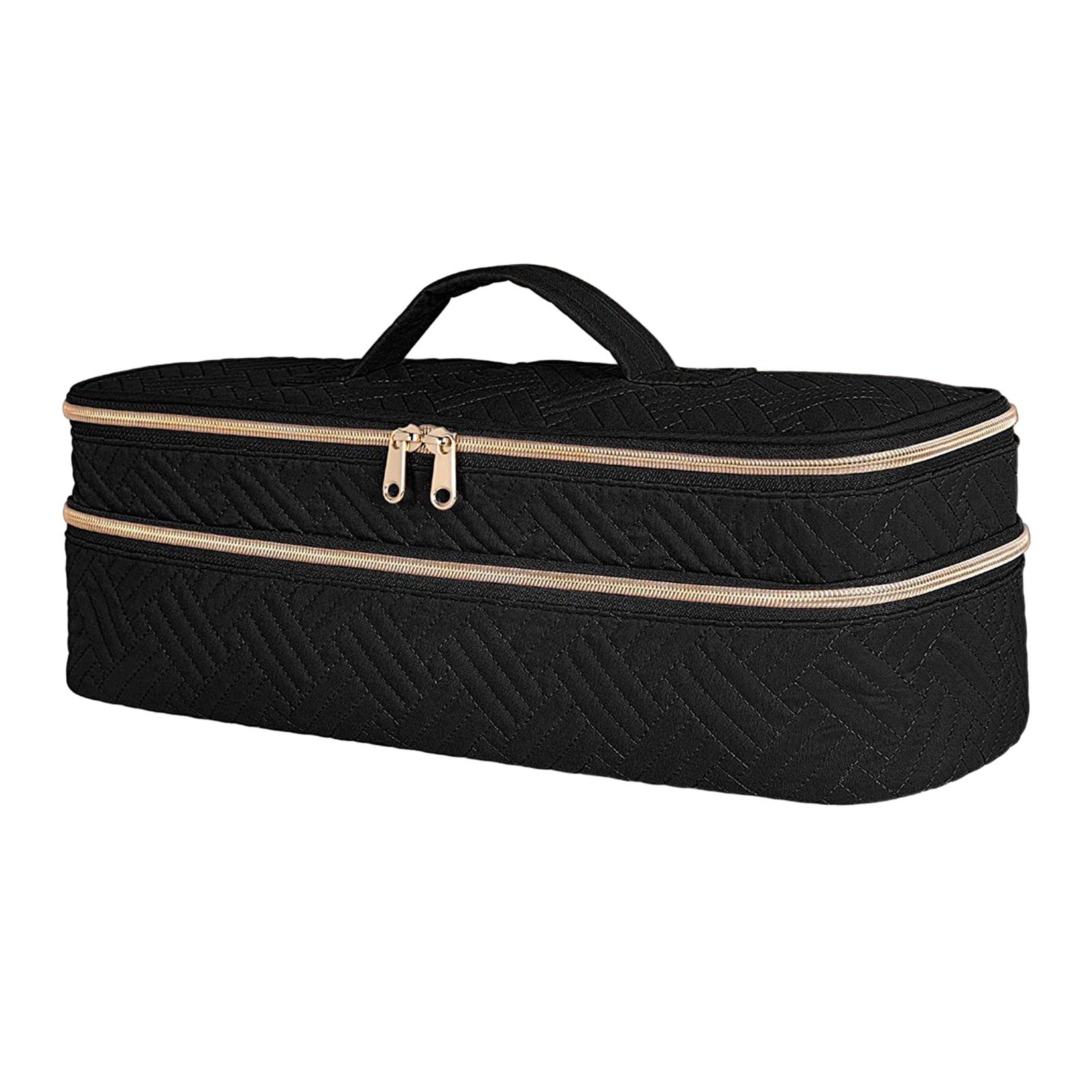 Travel Case Double Layer Professional Protection Anti Scratch Polyester Large Capacity Storage Box for A Step Hair Dryer Styler