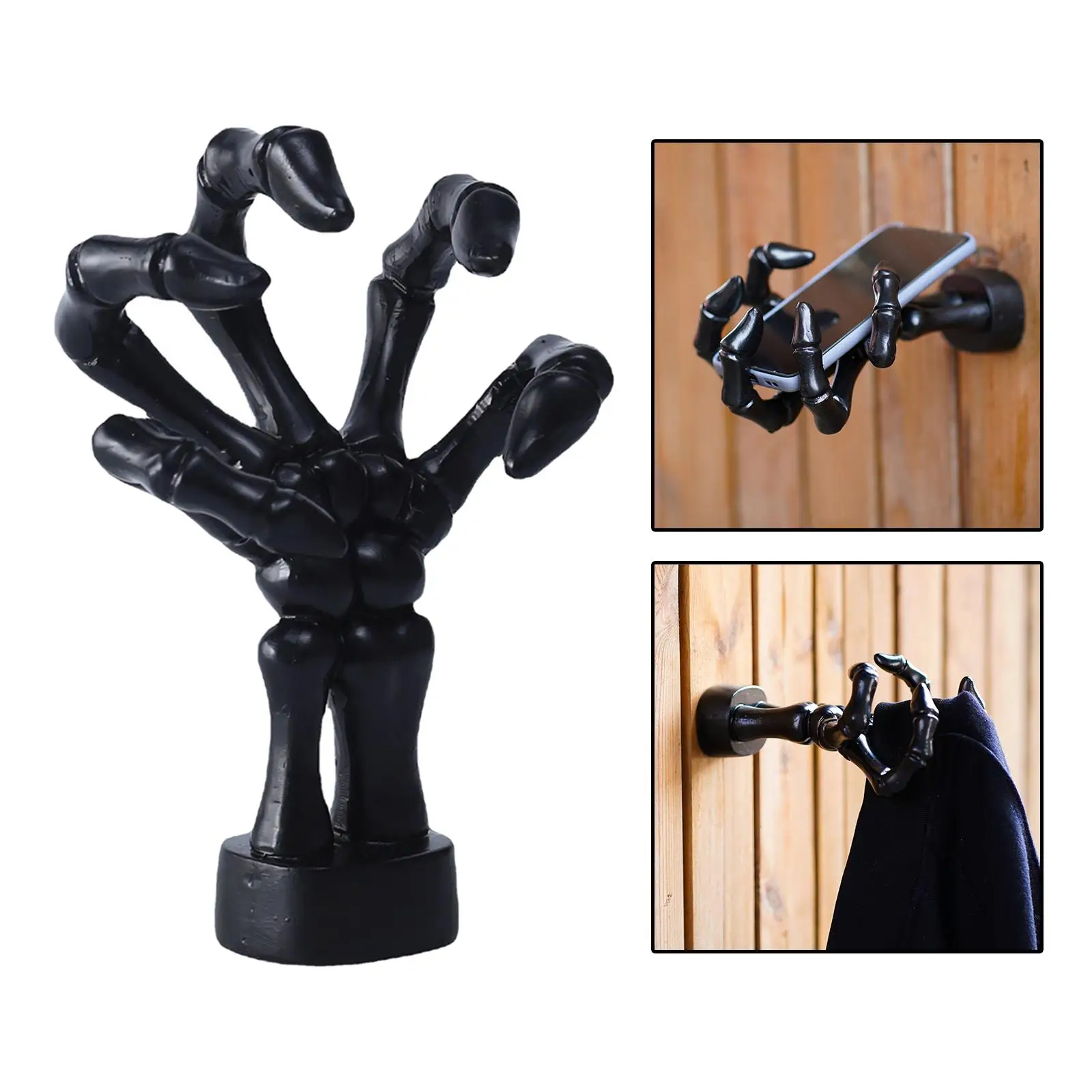 Ghost Hand Decorative Coat Hook Easy to Install Self Adhesive for Coat Scarf