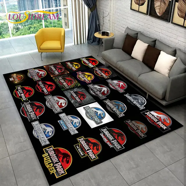 alfombras habitacion de dormir alfombra suelo gaming Alfombras de Parque  Jurásico para sala de estar, tapetes con patrón de dinosaurio Animal, para  dormitorio, habitación infantil, estampado 3D de dibujos animados -  AliExpress