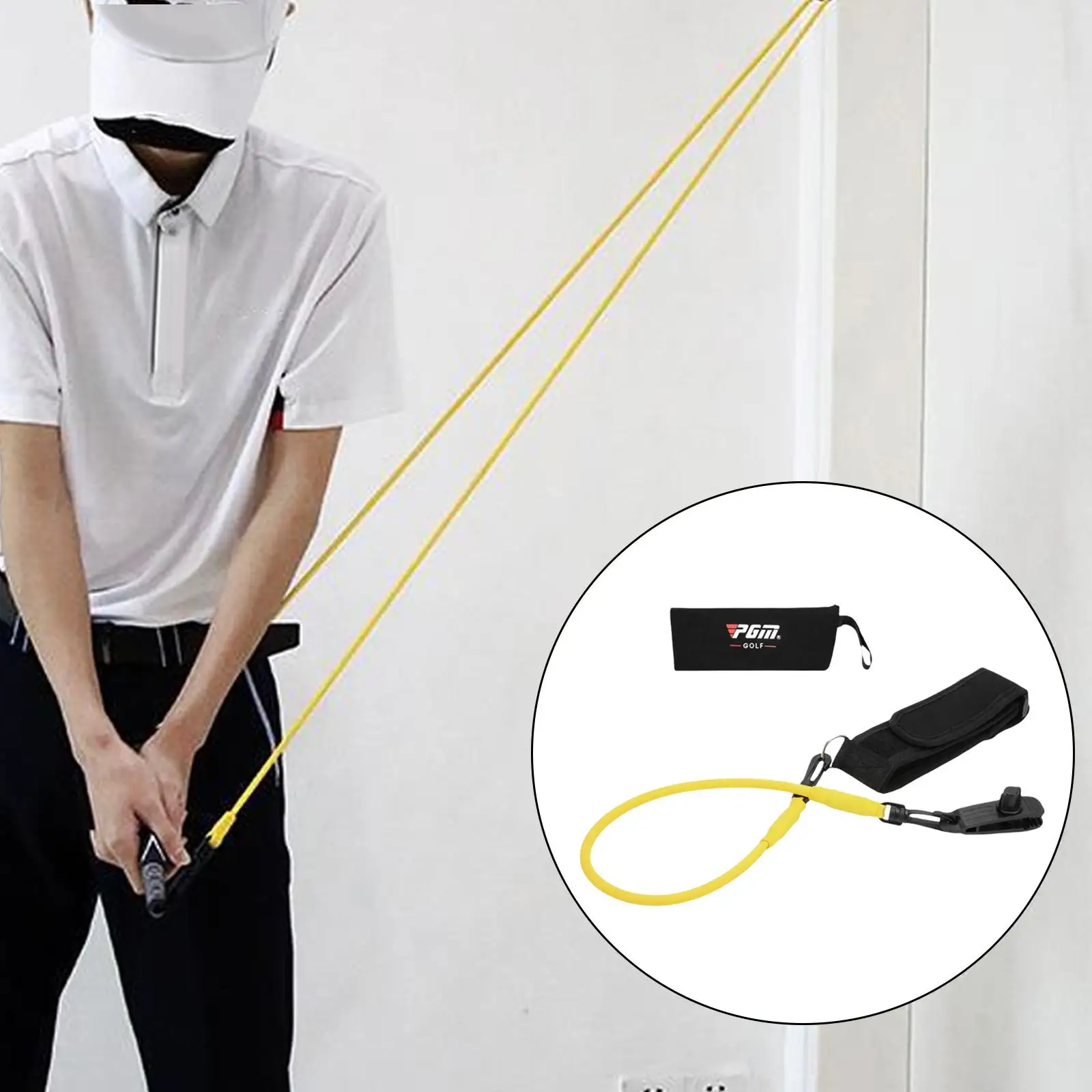 Training Correcting Practicing Aid Arm Golf Swing Trainer Belt for Beginner