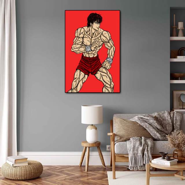 Anime Posters Baki Hanma Poster (2) Canvas Wall Art Prints for Wall Decor  Room Decor Bedroom Decor Gifts 8x10inch(20x26cm) Frame-Style : :  Home