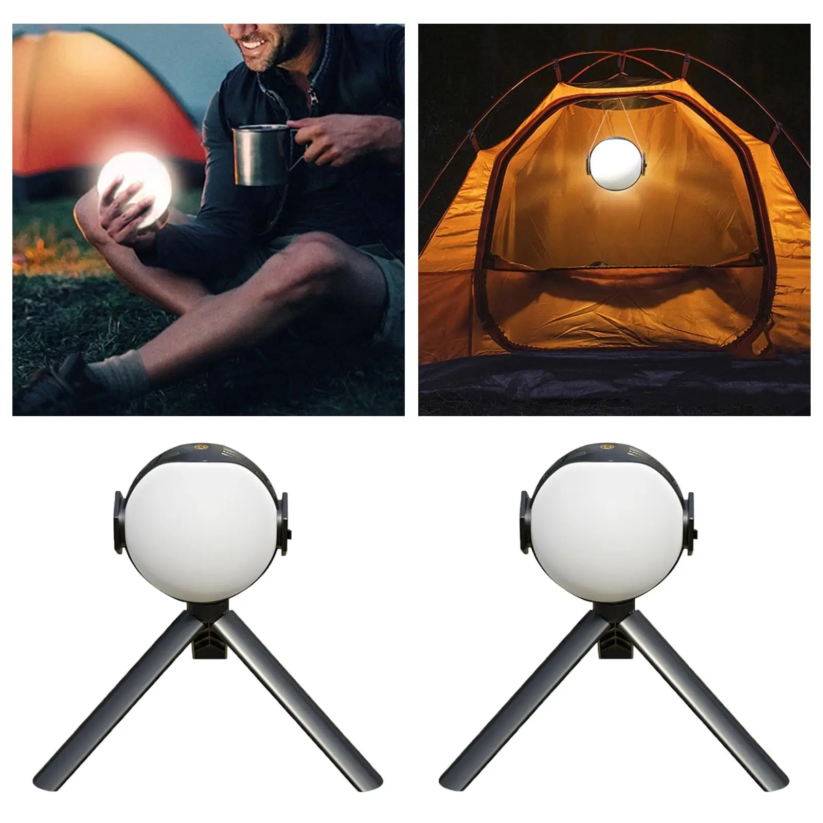 Camping Lantern Rechargeable LED Camping Tent Light for Fishing Home Outdoor