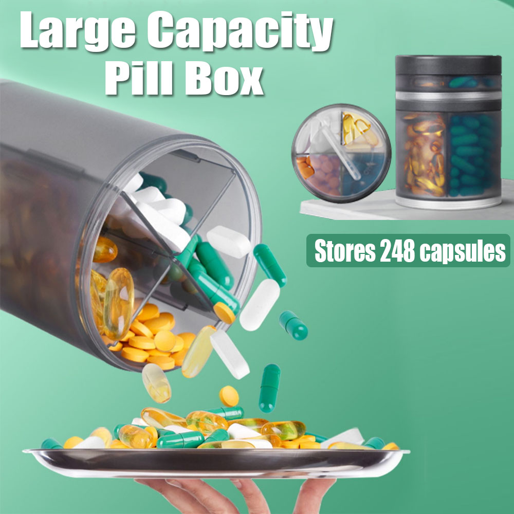 Best of Pill Box Weekly Medicine Storage Boxes Tablet Dispenser Organizer Compartment Adjustable Vitamin Storage Pill Cases Container Reviews & Tips