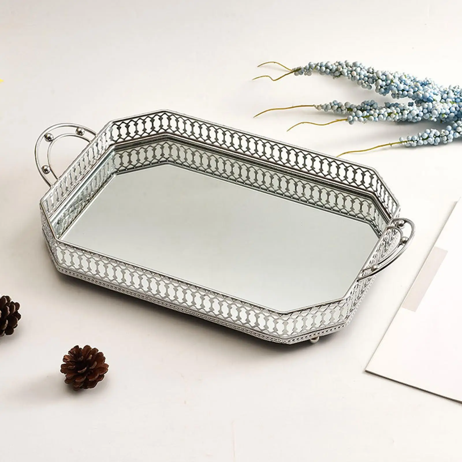 Serving Tray Plate for Living Accessories Dinner Table