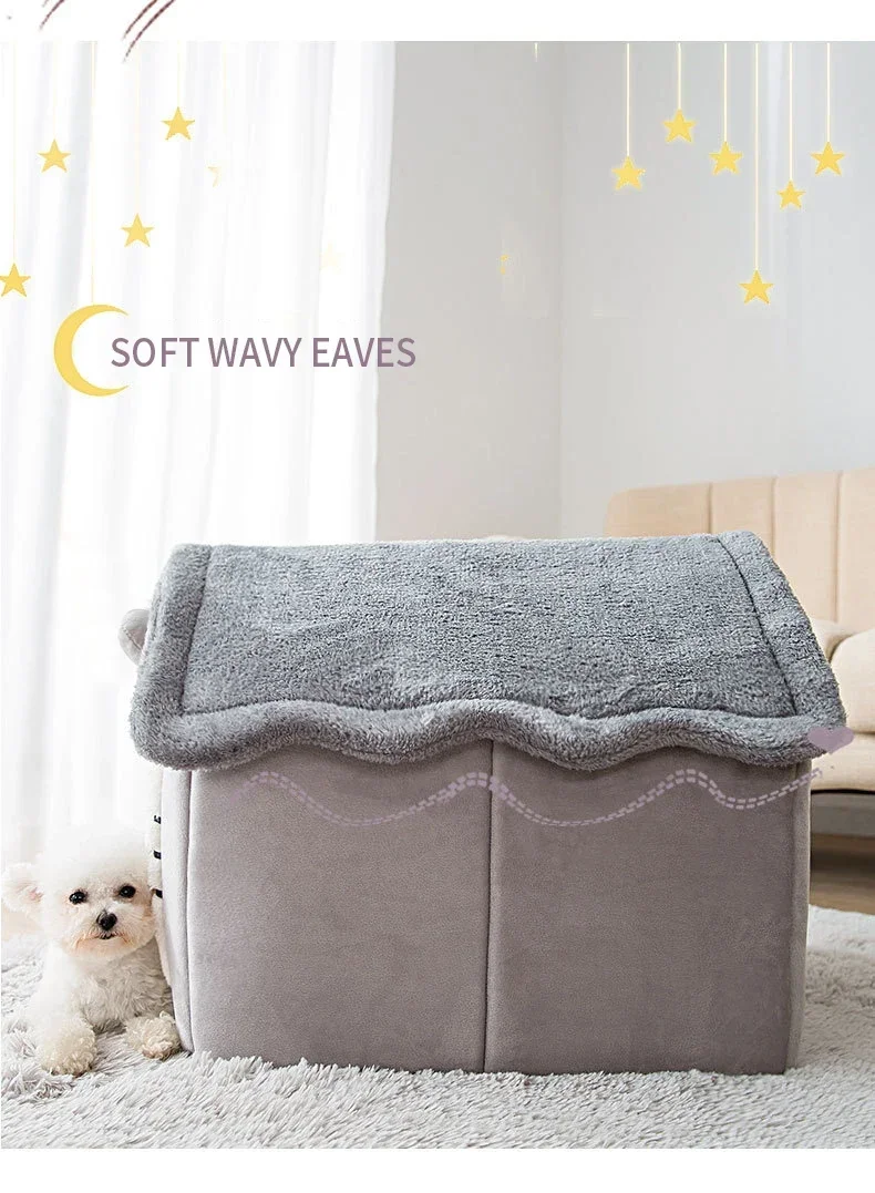 Title 6, Soft Cat Bed Deep Sleep House Dog Cat Winter Ho...