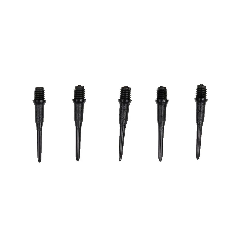 High-quality 27mm Dart Soft Tips Points Accessories Black - Set of 100