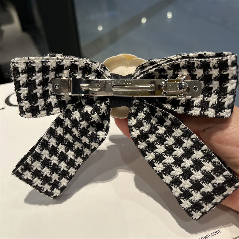 Neue Elegante Stoff Bowknot Haar Clips Kamelie Blume Biene Haar Pins für Frauen Mode Kopfbedeckungen Koreanische Haar Accessoriesi-Remiel – Detail 6