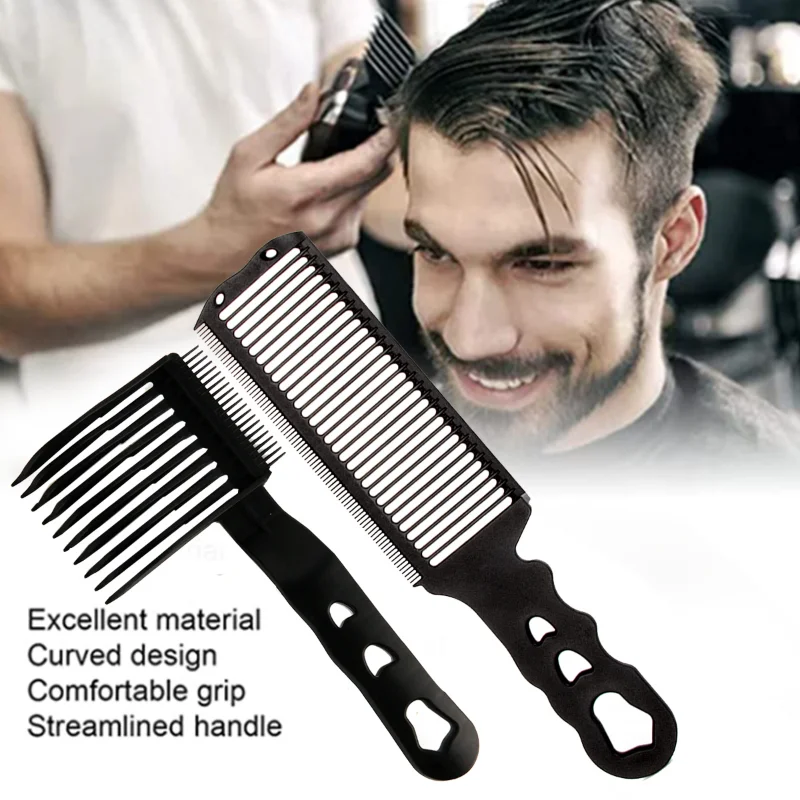 Best of 2PCS Upgrade Barber Blending Flat Top Hair Cut Combs Men&#039;s Arc Design Curved Positioning Hair Clipper Combs Salon Styling Tools Reviews & Tips