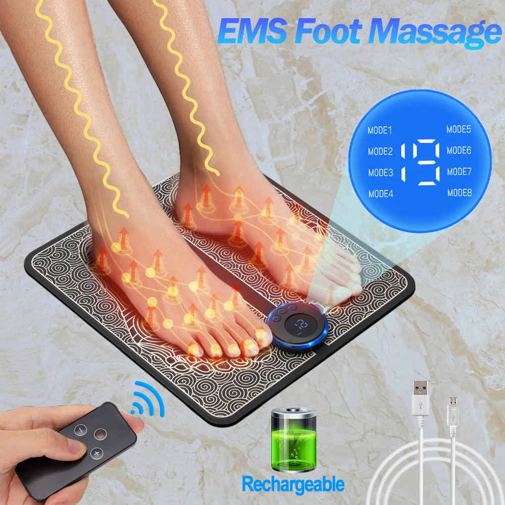 Best of Electric EMS Foot Massager Pad TENS Feet Massage Muscle Stimulation Relief Pain Improve Blood Circulation, Suppoer Dropshipping Reviews & Tips