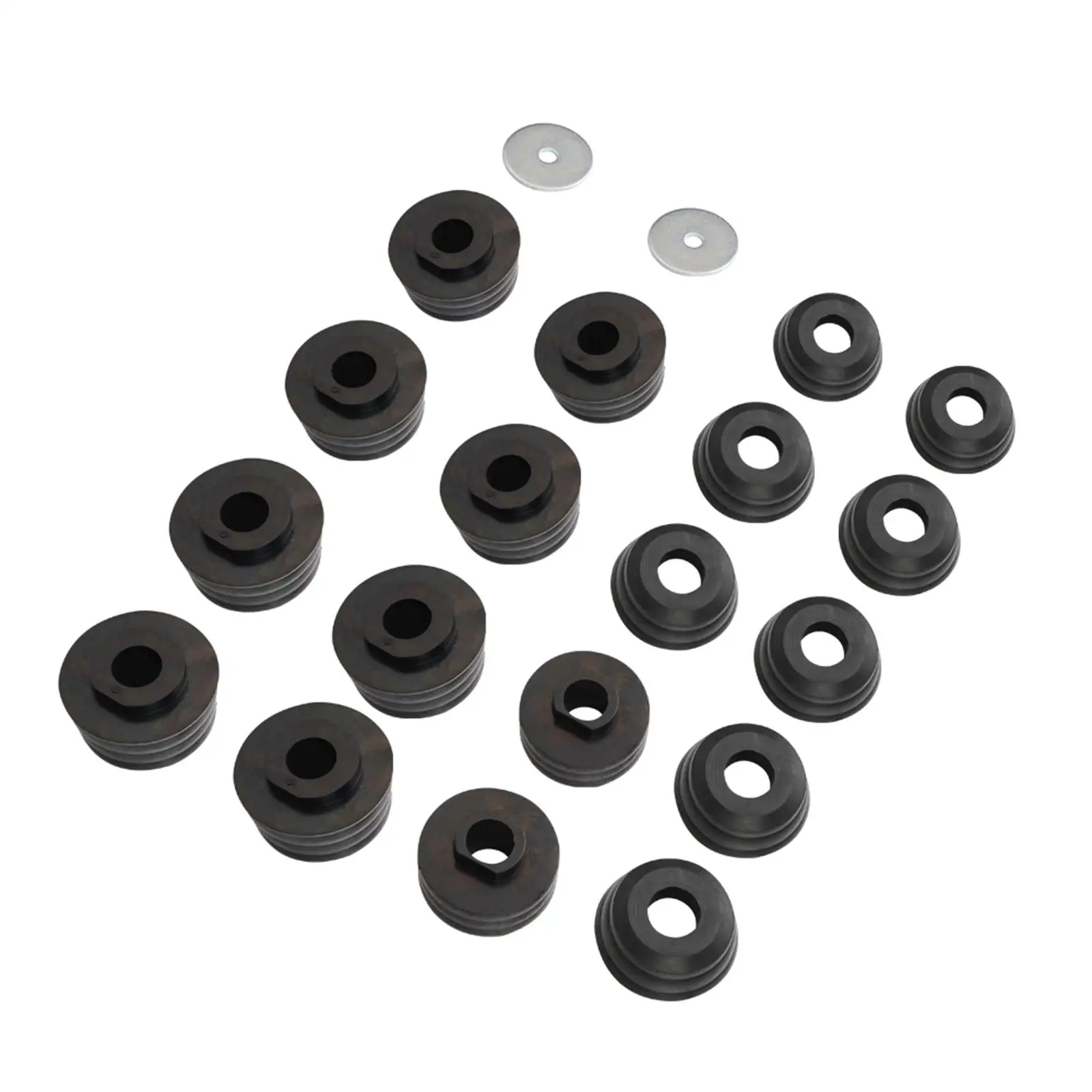 Body Cab Mount Bushing Set Car Easy Installation Body Mount Bushing Set for GMC Sierra 1500 2500 2WD 4WD 1999-2014 Repair